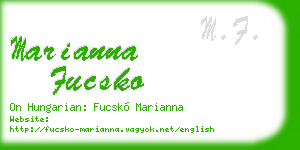 marianna fucsko business card